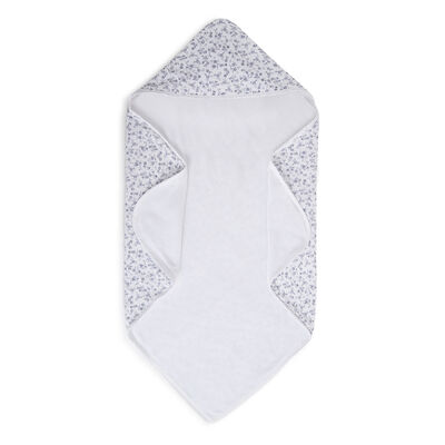 Girls White Woven Bathwrap